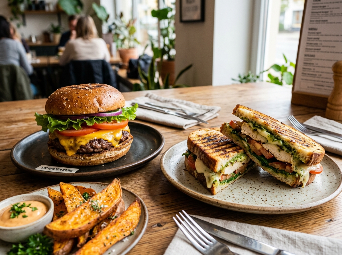 Gourmet Smash Burger and Pressed Panini